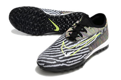 Nike React Phantom GX Pro TF Football Shoes - Black/Grey/Yellow
