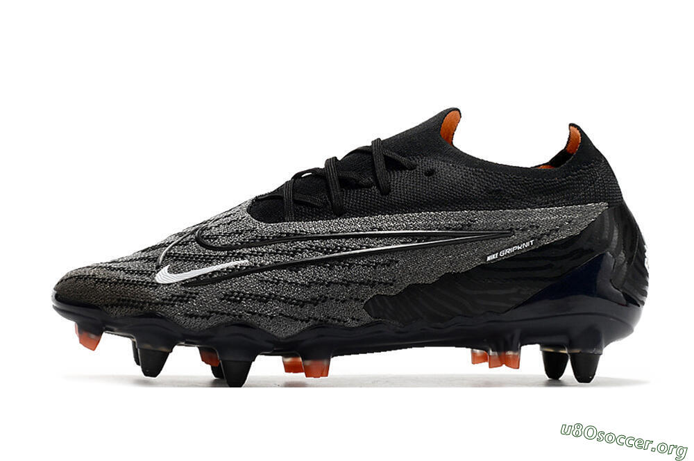 Nike Phantom GX Elite SG Football Boots - Black/Grey/White 3