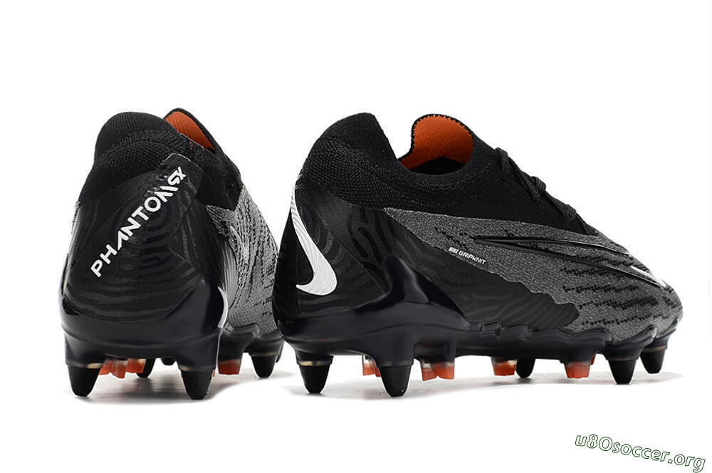 Nike Phantom GX Elite SG Football Boots - Black/Grey/White 6