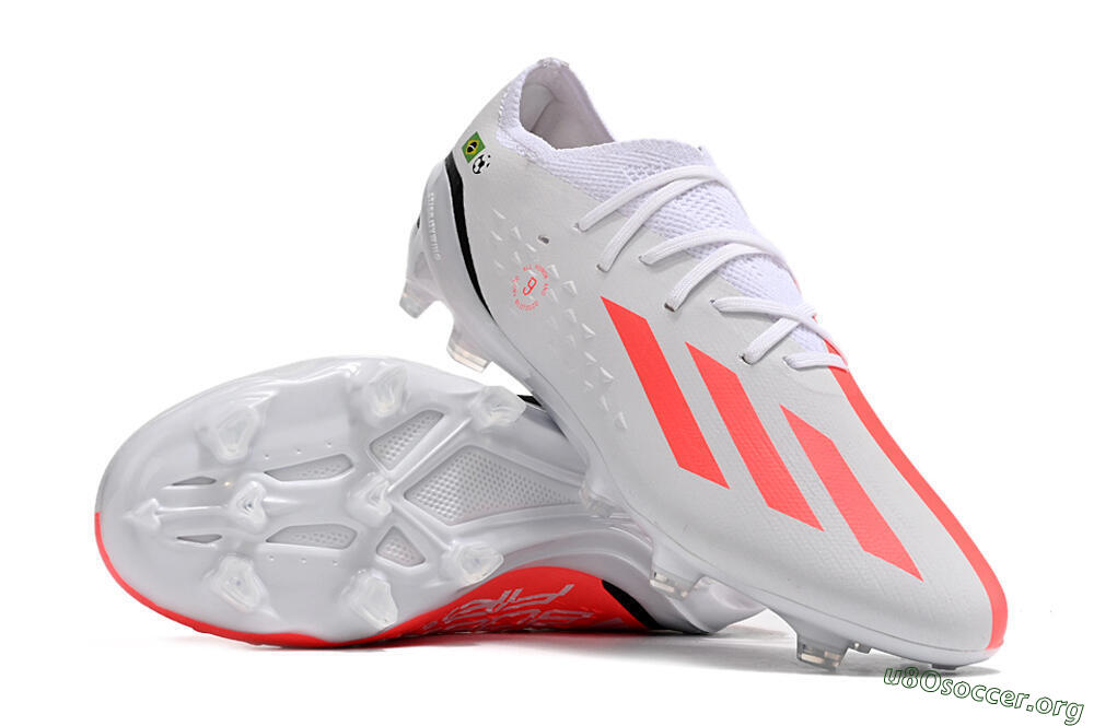 Adidas X Speedportal.1 Brazil FG Football Boots - White/Orange/Black 0