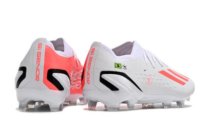 Adidas X Speedportal.1 Brazil FG Football Boots - White/Orange/Black