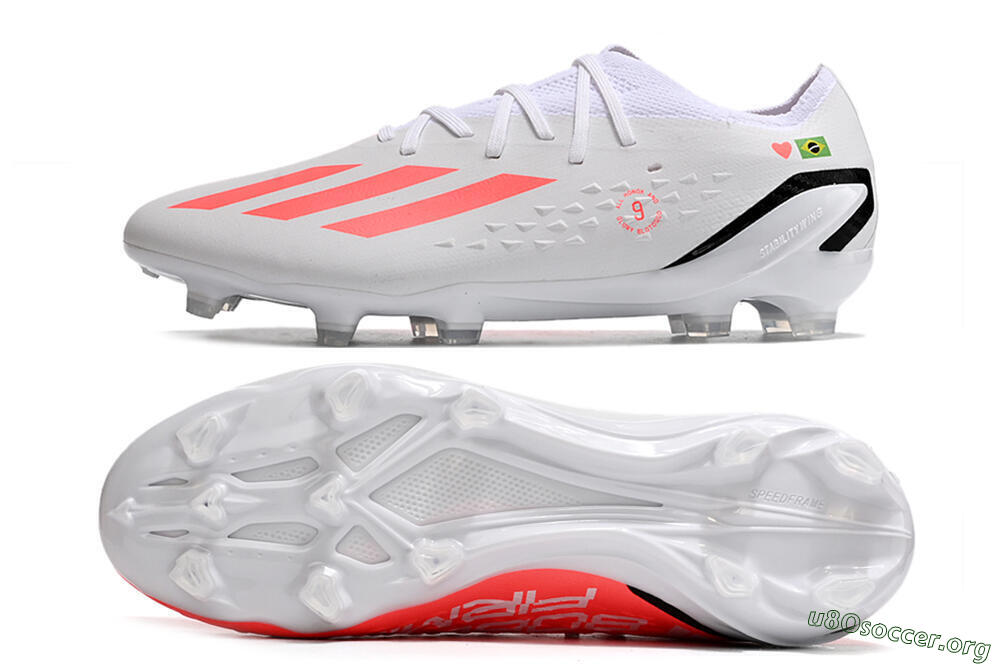 Adidas X Speedportal.1 Brazil FG Football Boots - White/Orange/Black 1