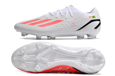Adidas X Speedportal.1 Brazil FG Football Boots - White/Orange/Black