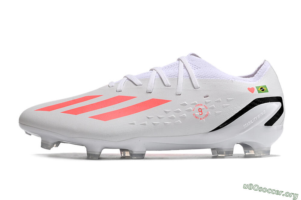 Adidas X Speedportal.1 Brazil FG Football Boots - White/Orange/Black 3