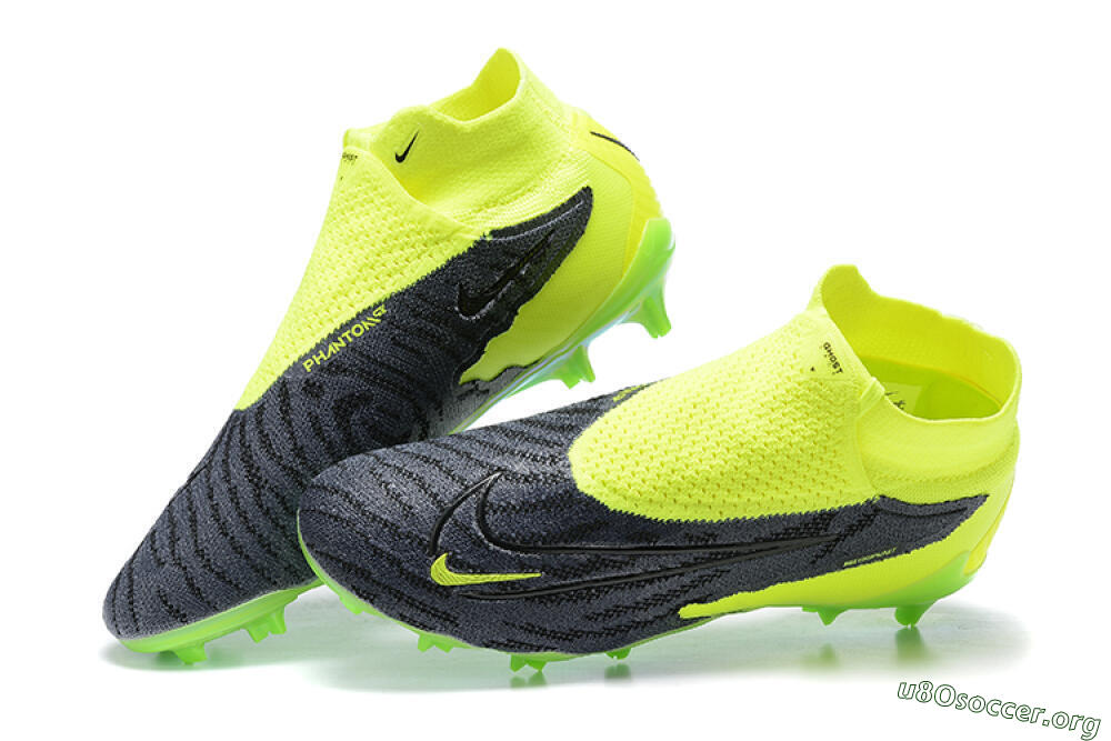 Nike Phantom GX Elite DF FG Football Boots - Yellow/Black 5