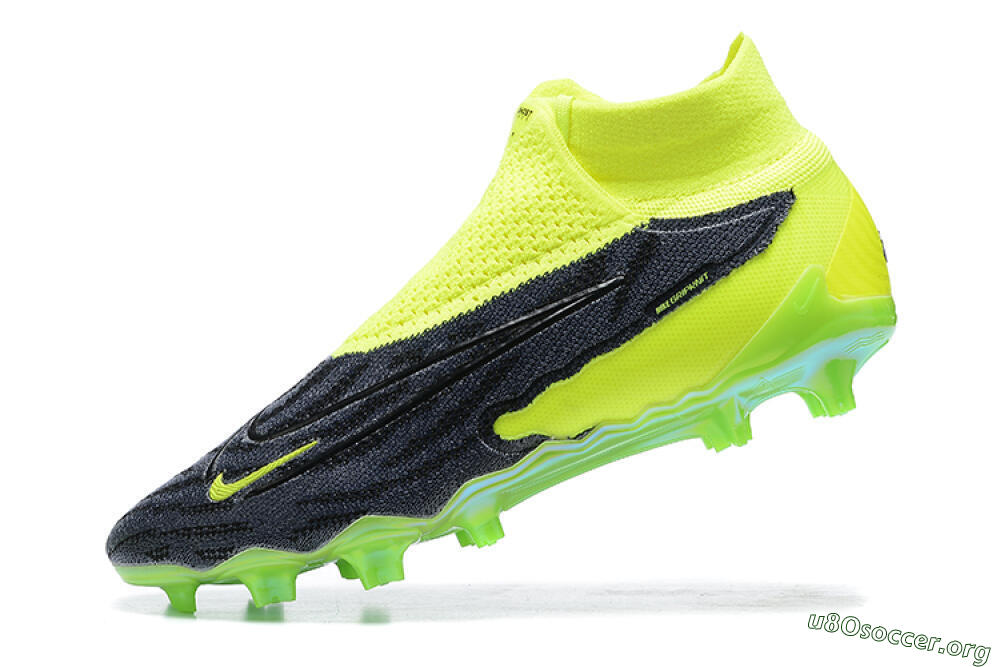 Nike Phantom GX Elite DF FG Football Boots - Yellow/Black 7