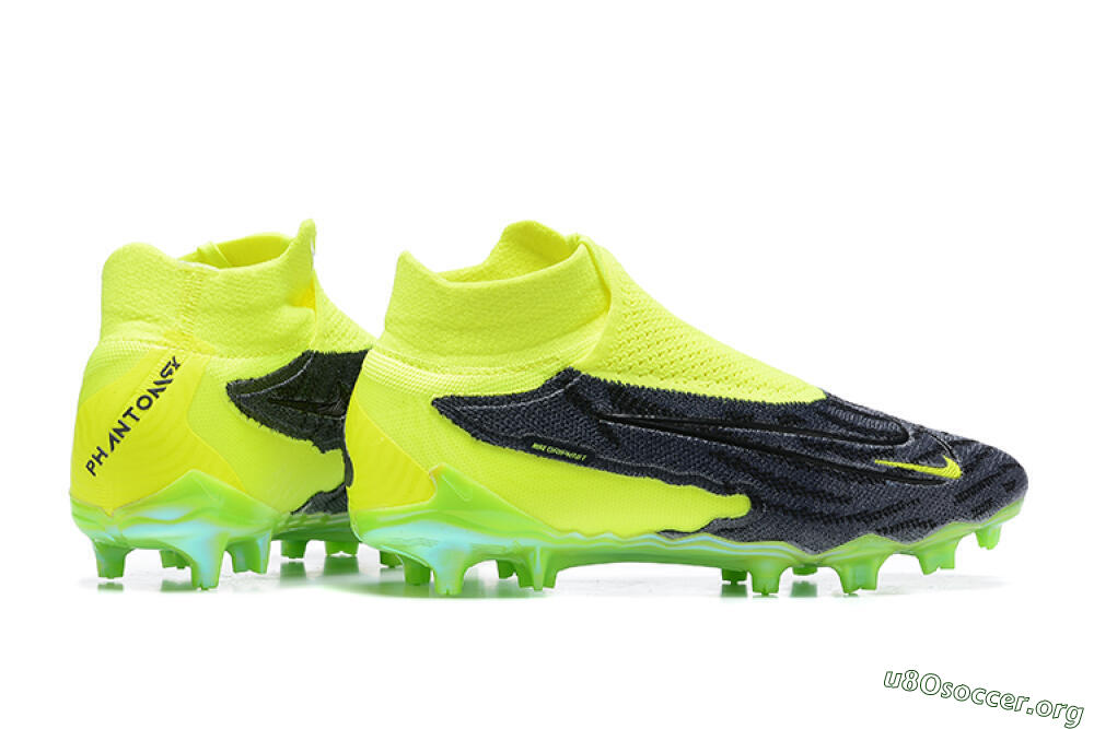 Nike Phantom GX Elite DF FG Football Boots - Yellow/Black 8