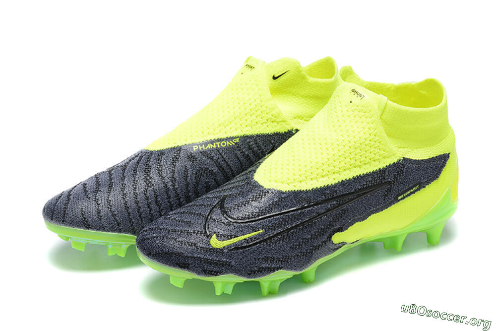 Nike Phantom GX Elite DF FG Football Boots - Yellow/Black 9