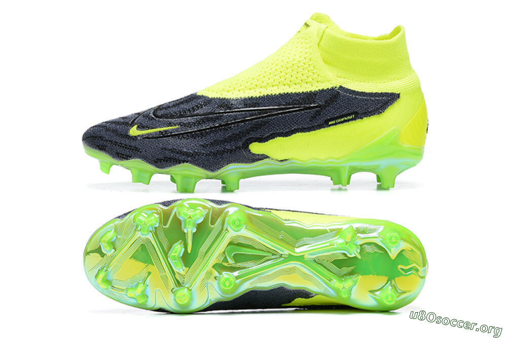 Nike Phantom GX Elite DF FG Football Boots - Yellow/Black 1