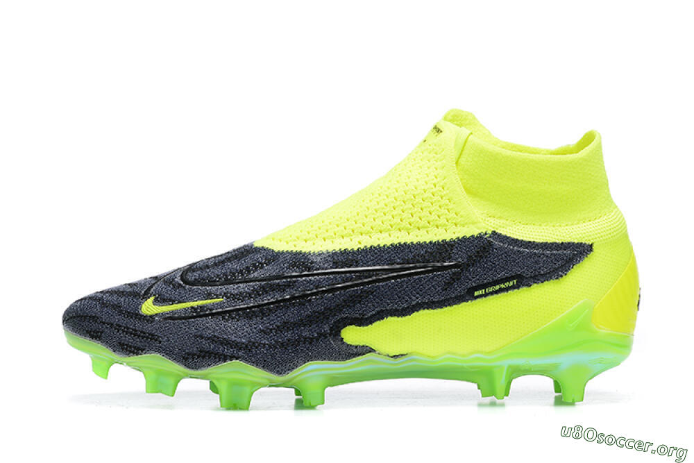 Nike Phantom GX Elite DF FG Football Boots - Yellow/Black 3