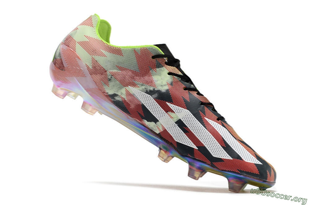 Adidas X Crazyfast Limited Edition FG Football Boots - White/Yellow/Orange/Black 4