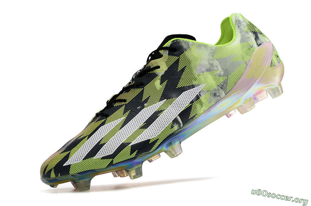 Adidas X Crazyfast Limited Edition FG Football Boots - White/Yellow/Orange/Black 5