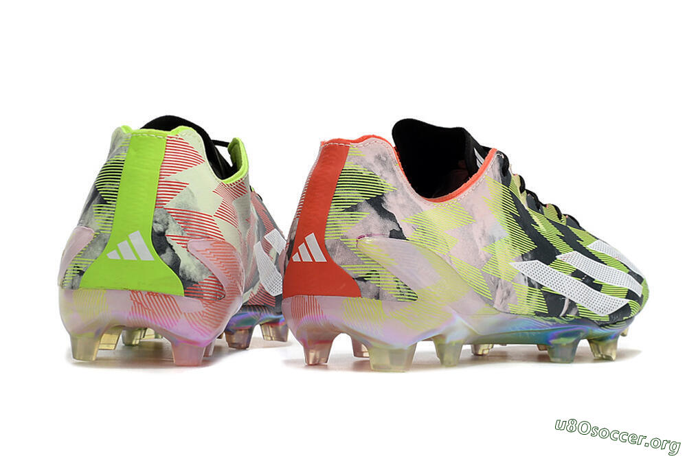 Adidas X Crazyfast Limited Edition FG Football Boots - White/Yellow/Orange/Black 6