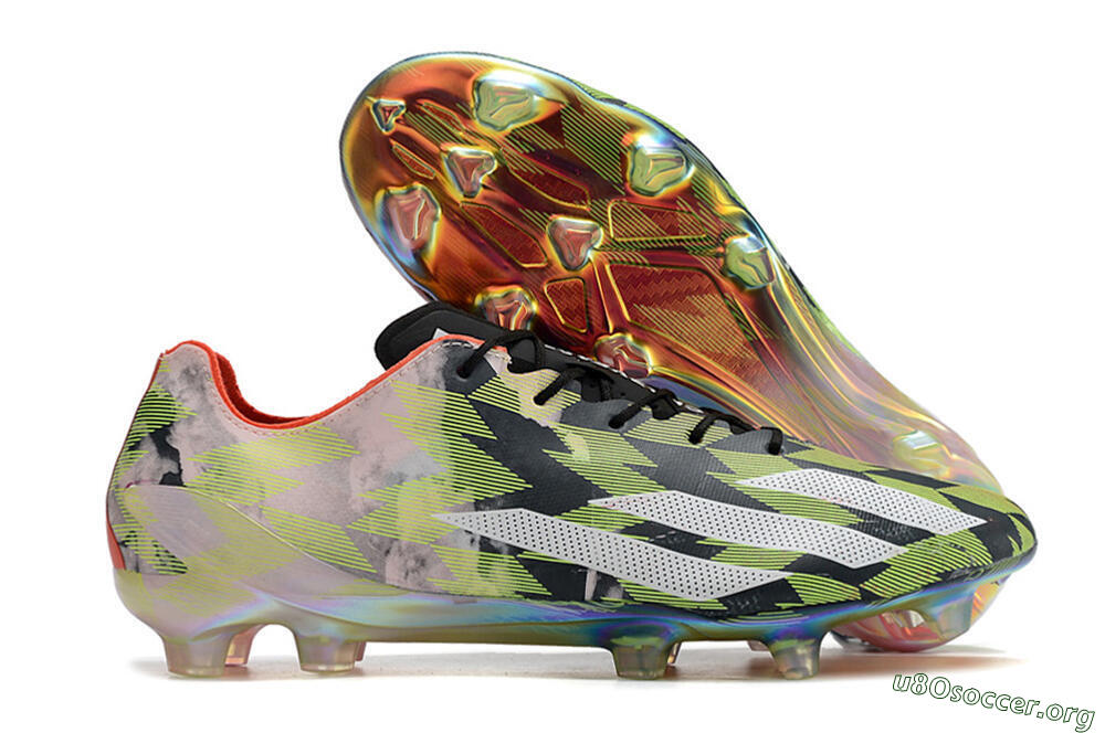 Adidas X Crazyfast Limited Edition FG Football Boots - White/Yellow/Orange/Black 2