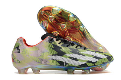 Adidas X Crazyfast Limited Edition FG Football Boots - White/Yellow/Orange/Black