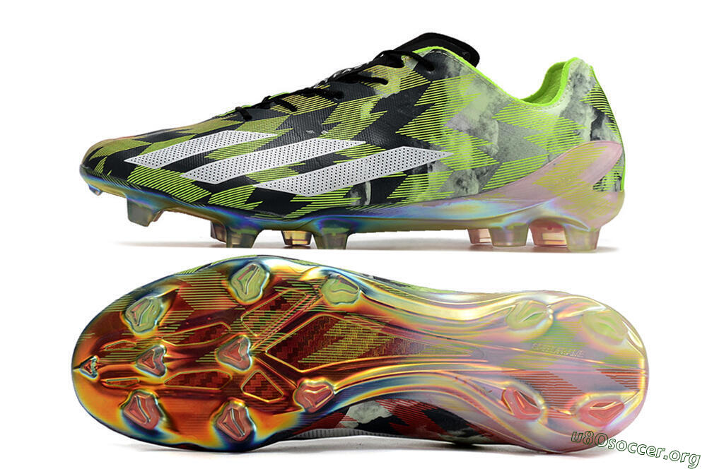 Adidas X Crazyfast Limited Edition FG Football Boots - White/Yellow/Orange/Black 1