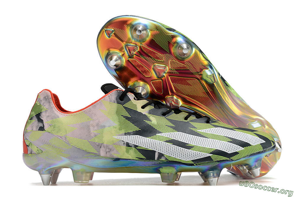 Adidas X Crazyfast Limited Edition SG Football Boots - White/Yellow/Orange/Black 2