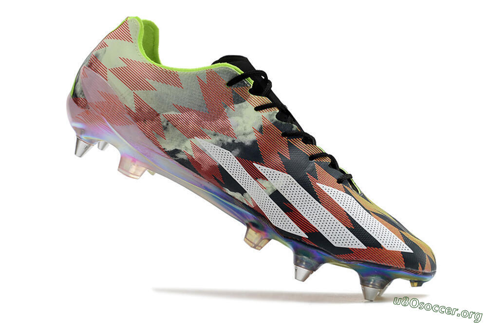 Adidas X Crazyfast Limited Edition SG Football Boots - White/Yellow/Orange/Black 5