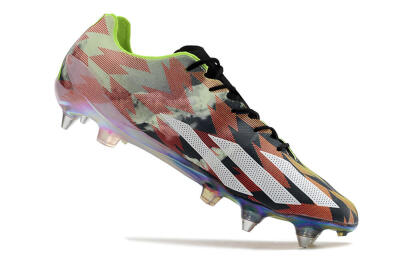 Adidas X Crazyfast Limited Edition SG Football Boots - White/Yellow/Orange/Black