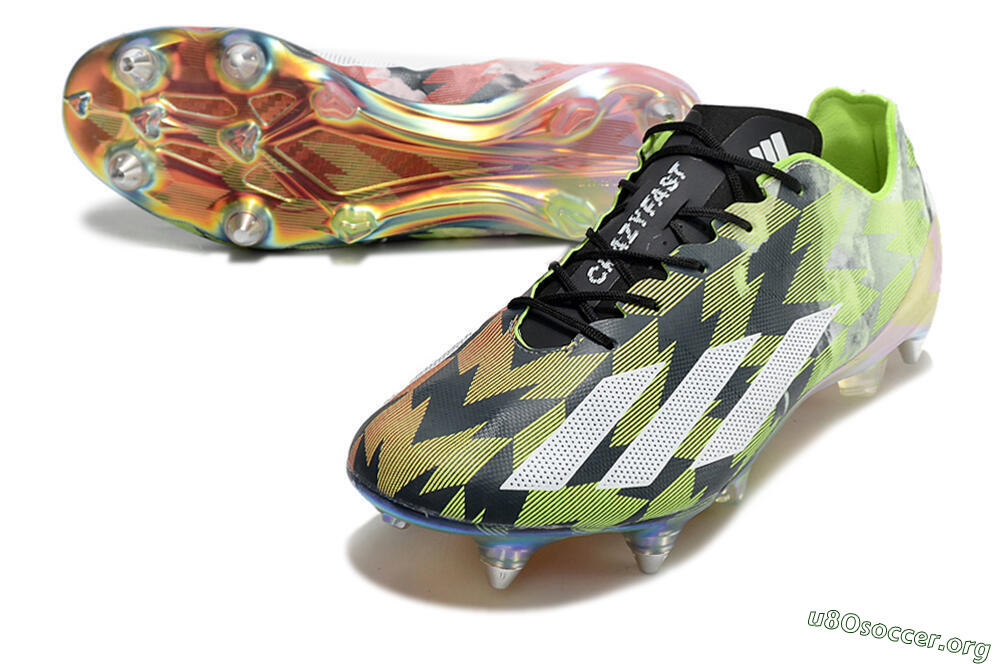 Adidas X Crazyfast Limited Edition SG Football Boots - White/Yellow/Orange/Black 0