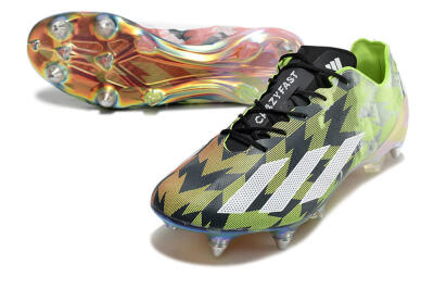 Adidas X Crazyfast Limited Edition SG Football Boots - White/Yellow/Orange/Black