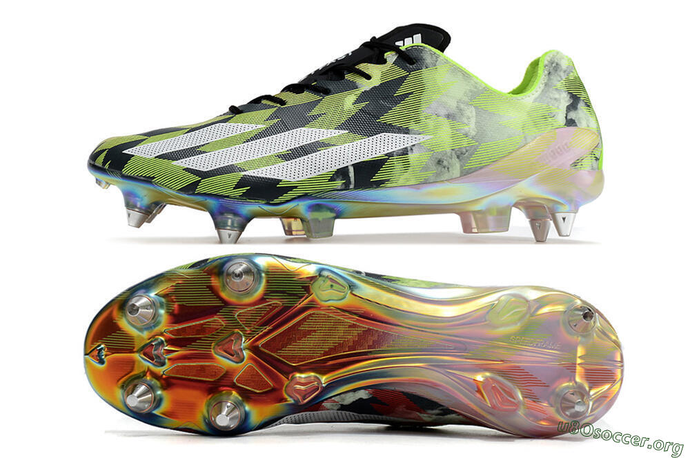 Adidas X Crazyfast Limited Edition SG Football Boots - White/Yellow/Orange/Black 1