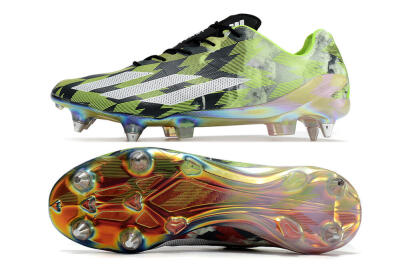 Adidas X Crazyfast Limited Edition SG Football Boots - White/Yellow/Orange/Black