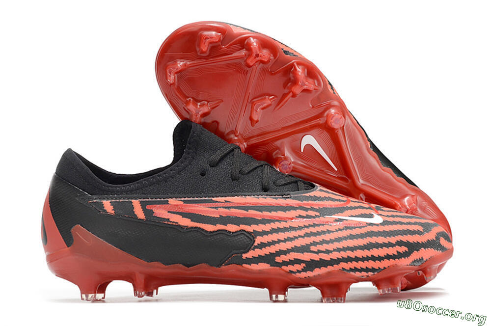 Nike React Phantom GX Academy FG Football Boots - Red/Black/White 2