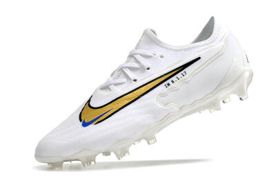 Nike React Phantom GX Academy FG Football Boots - White/Gold/Blue