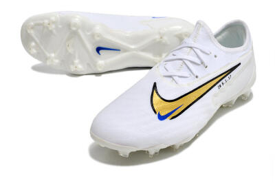 Nike React Phantom GX Academy FG Football Boots - White/Gold/Blue