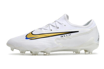 Nike React Phantom GX Academy FG Football Boots - White/Gold/Blue