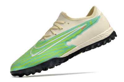 Nike React Phantom GX Pro TF Football Shoes - Green/Beige/Black