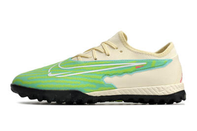 Nike React Phantom GX Pro TF Football Shoes - Green/Beige/Black
