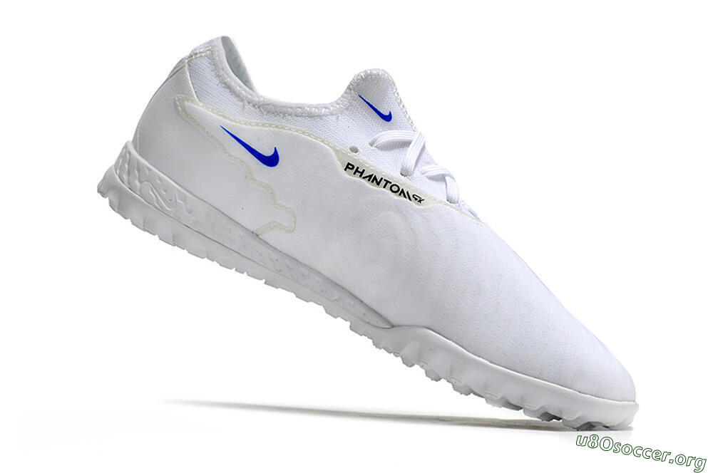 Nike React Phantom GX Pro TF Football Shoes - White/Gold/Black 4