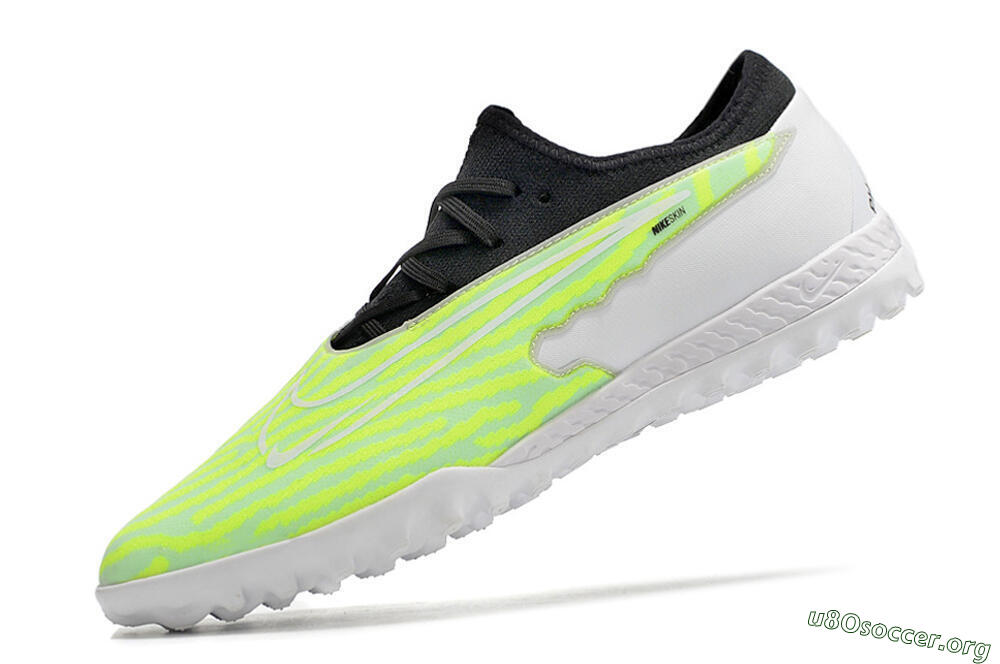 Nike React Phantom GX Pro TF Football Shoes - Green/Black/White 5