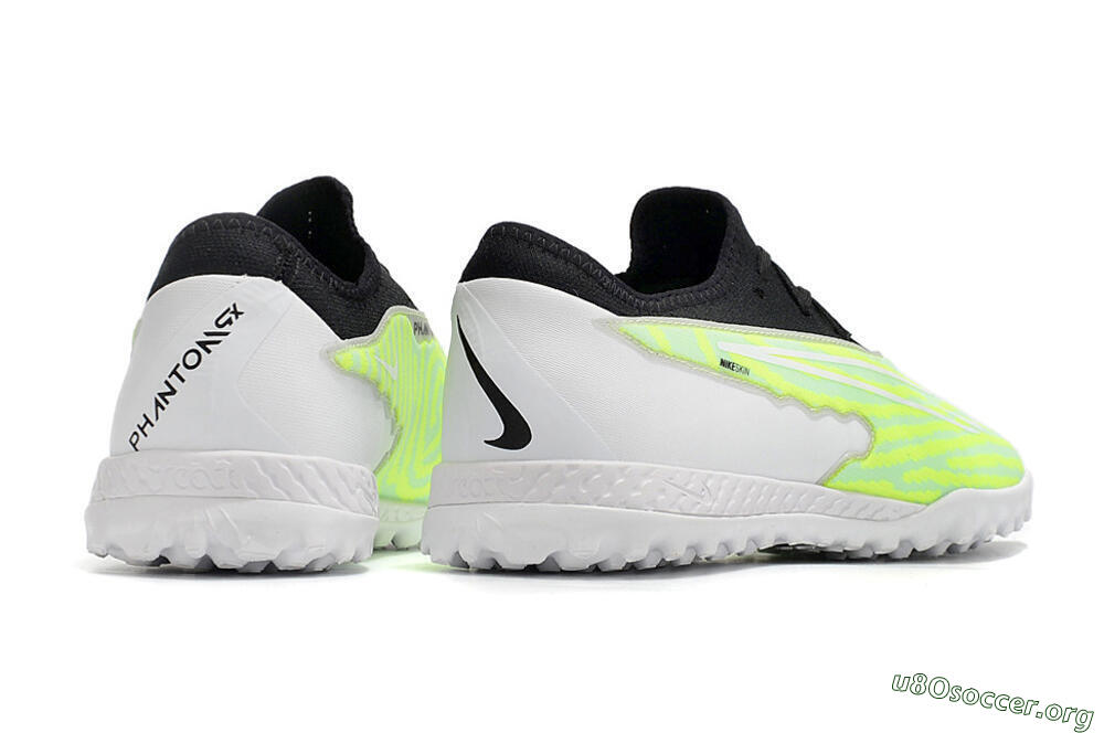 Nike React Phantom GX Pro TF Football Shoes - Green/Black/White 6