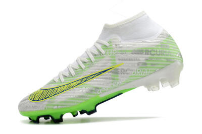Nike Air Zoom Mercurial Superfly 9 Academy FG Football Boots - White/Green/Yellow