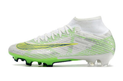 Nike Air Zoom Mercurial Superfly 9 Academy FG Football Boots - White/Green/Yellow