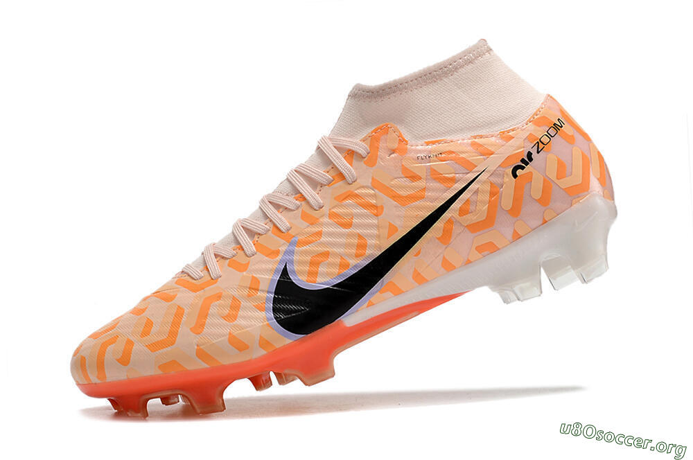 Nike Air Zoom Mercurial Superfly 9 Academy FG Football Boots - Orange/Black/Purple 5