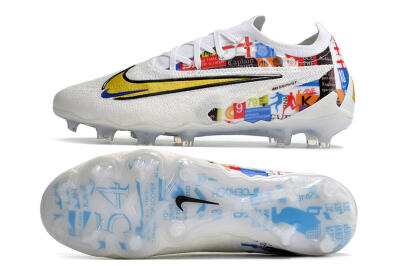 Harry Kane x Nike Phantom GX Elite FG Football Boots - White/Gold/Blue