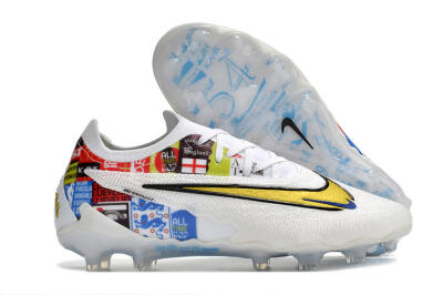Harry Kane x Nike Phantom GX Elite FG Football Boots - White/Gold/Blue