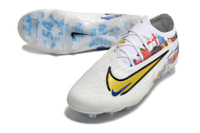 Harry Kane x Nike Phantom GX Elite FG Football Boots - White/Gold/Blue