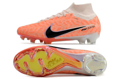 Nike Air Zoom Mercurial Superfly 9 Elite FG Football Boots - White/Orange/Black