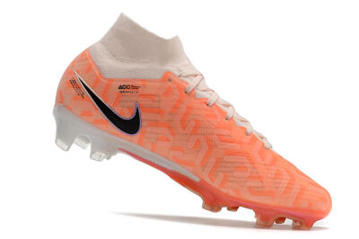Nike Air Zoom Mercurial Superfly 9 Elite FG Football Boots - White/Orange/Black