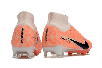 Nike Air Zoom Mercurial Superfly 9 Elite FG Football Boots - White/Orange/Black