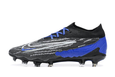 Nike Phantom GX Elite FG Football Boots - Black/White/Blue
