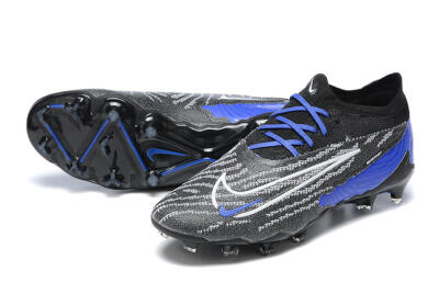 Nike Phantom GX Elite FG Football Boots - Black/White/Blue