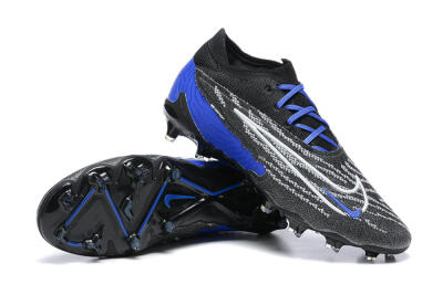 Nike Phantom GX Elite FG Football Boots - Black/White/Blue