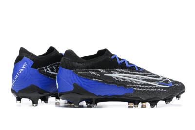 Nike Phantom GX Elite FG Football Boots - Black/White/Blue