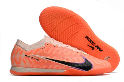 Nike Air Zoom Mercurial Vapor 15 Elite IC Football Shoes - Pink/Black/Purple
